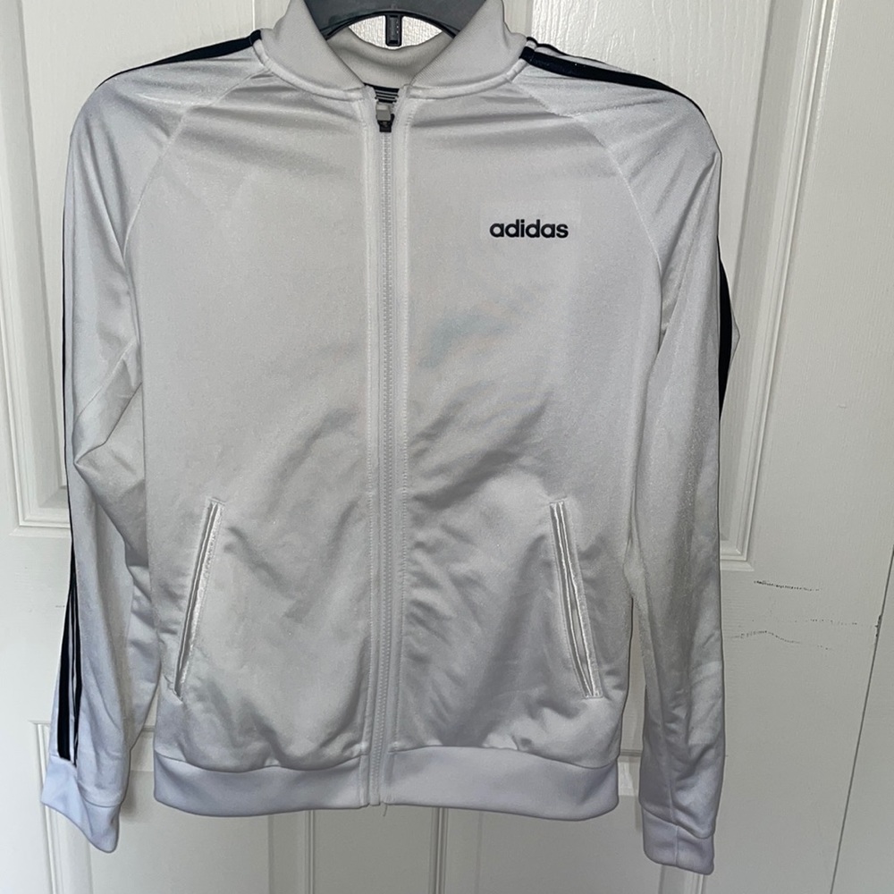 White adidas jacket